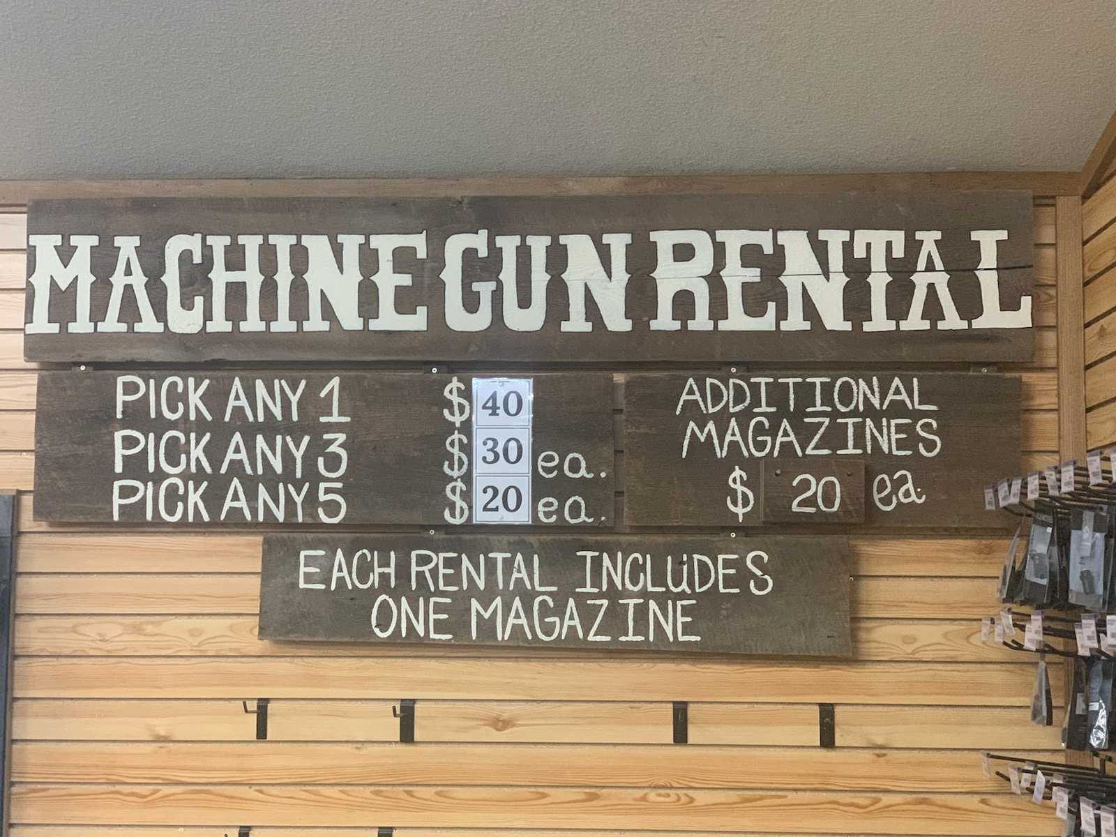 Machine Gun Rentals Range - Texan Guns and Gear