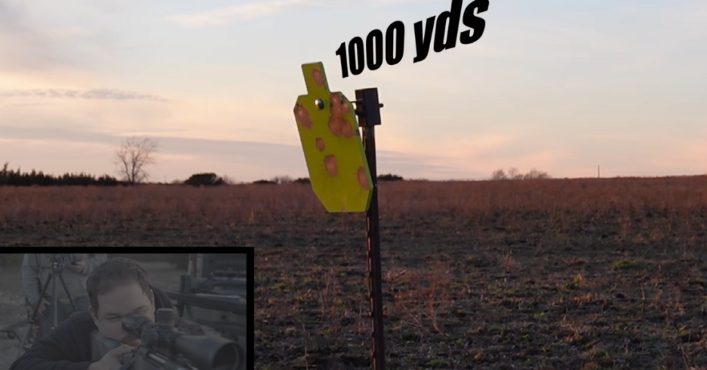 Hit a 1000 yards target with the last bullet